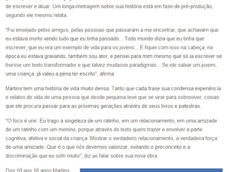 O RETORNO DE JORGE LUIS MARTINS À PRAÇA DA ALFÂNDEGA É DOCUMENTADO PELO TERRA