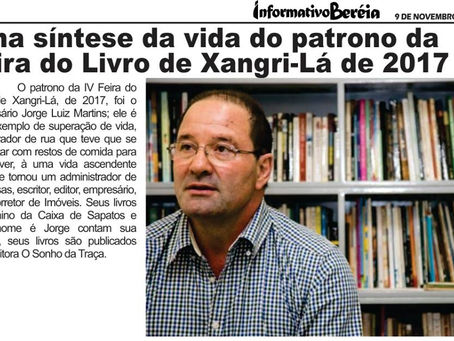 INFOMATIVO BERÉIA TRAZ MAIS UMA MATÉRIA COM JORGE LUIS MARTINS