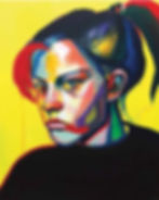 100x81cm Acrylic on Canvas / Tuval üzerine Akrilik