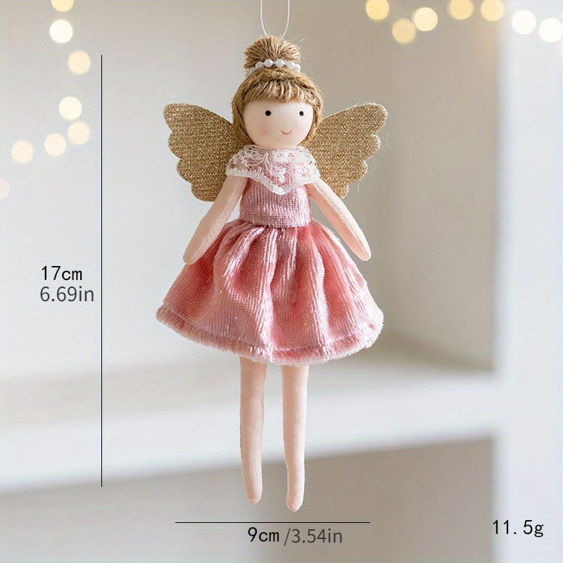Thumbnail: Christmas plush angel girl decoration