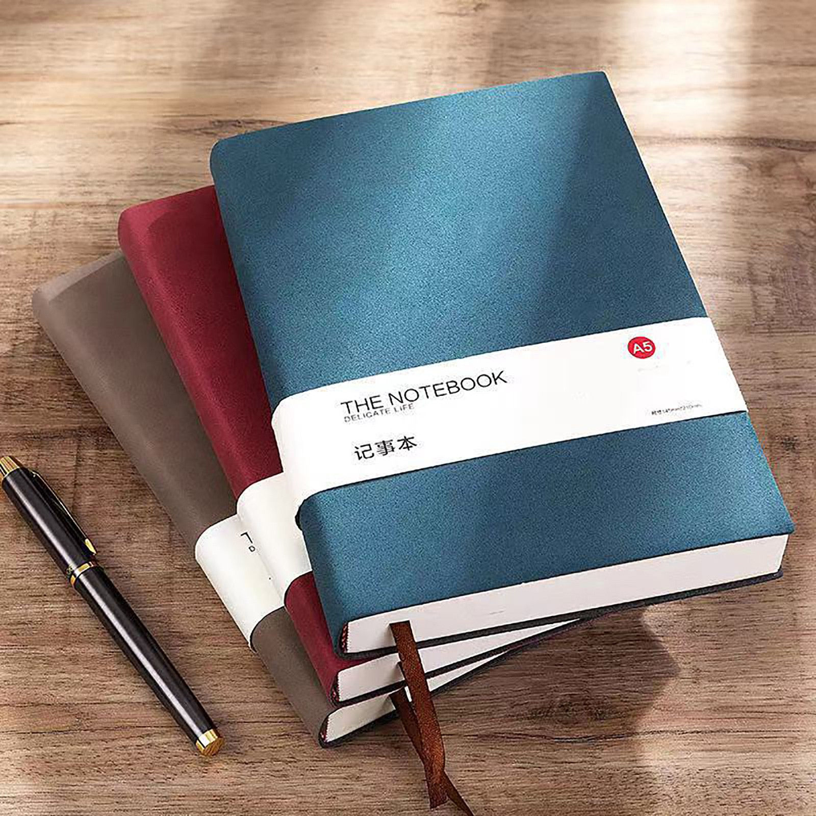 Blank Journal Notebook 260/192 Pages Thick Leather Unlined