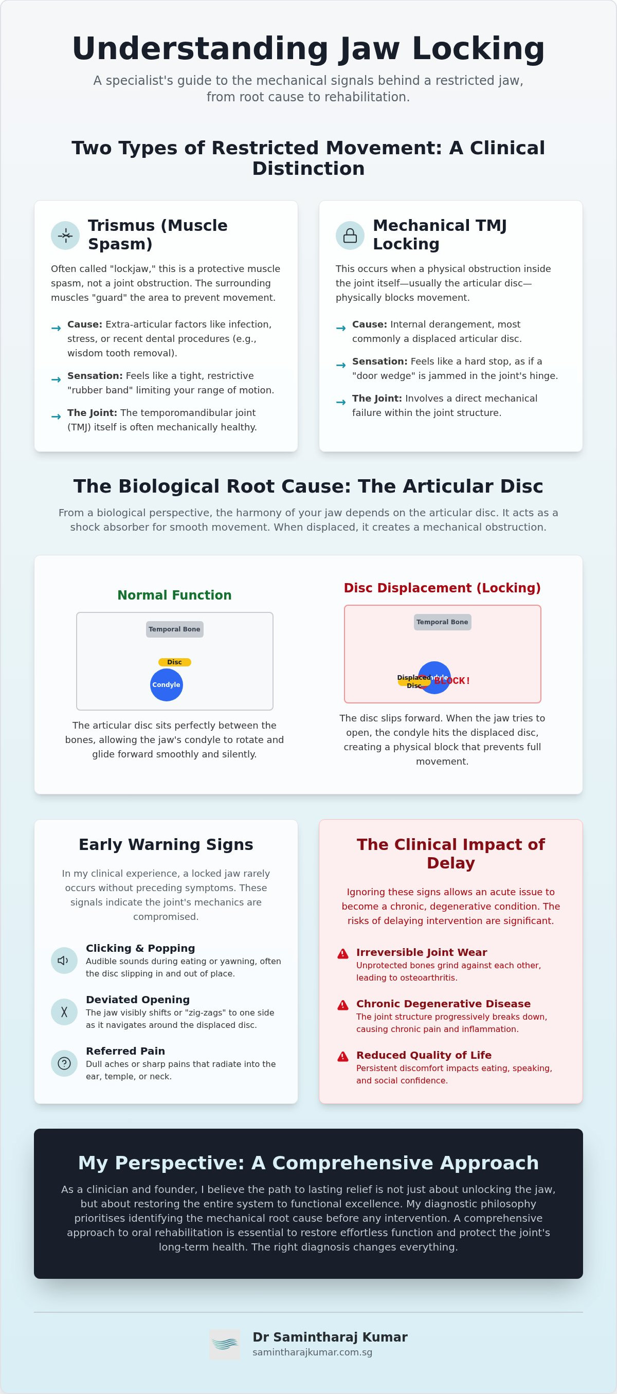 Causes of jaw locking