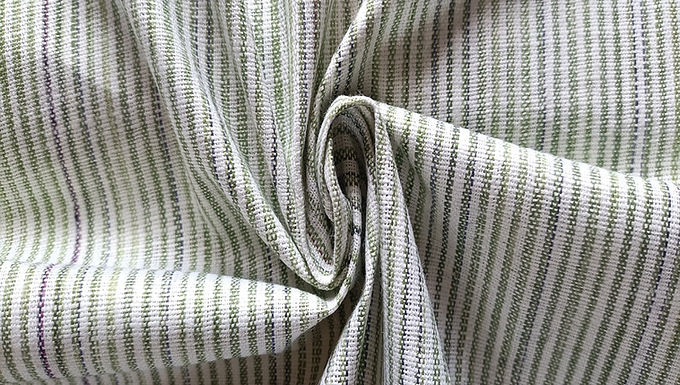 2.5m green white blue handspun handloom stripe cotton kurta material