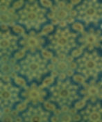 Thumbnail: 2.5m Green yellow ajrakh print handspun handloom cotton kurta fabric