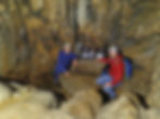 Steve and John installing the new RAD8's at Poole's Cavern