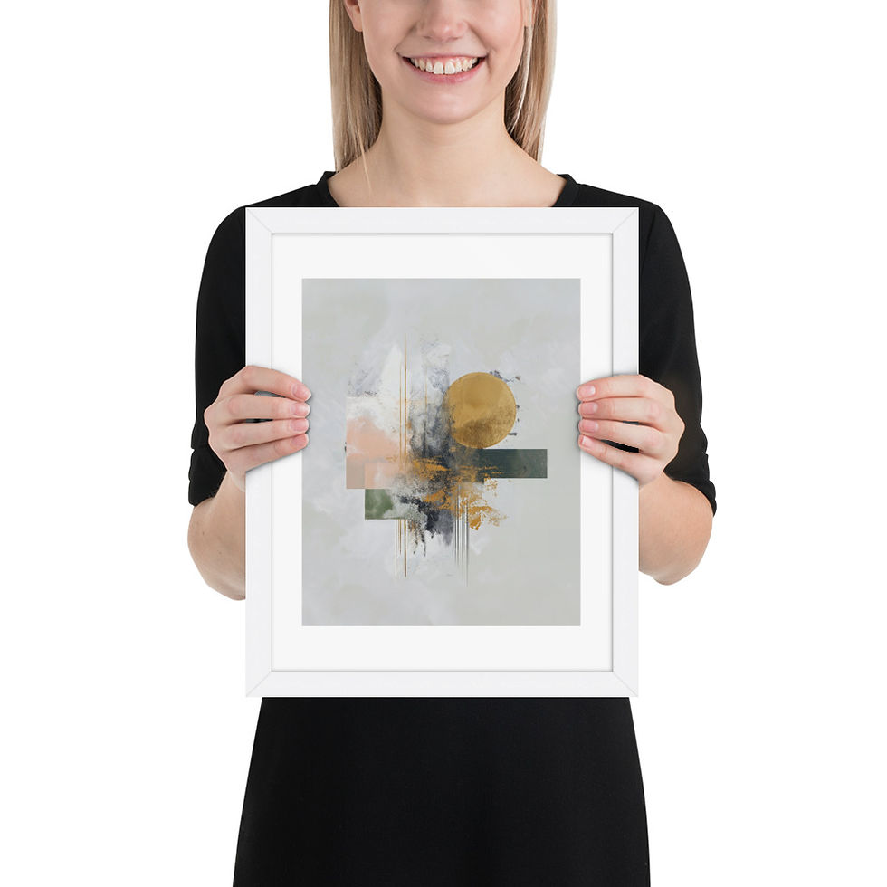 Thumbnail: Golden Balance - white frame