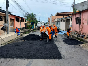 Prefeitura de Manaus intensifica recuperação asfáltica no Gilberto Mestrinho e melhora mobilidade de moradores da zona Leste