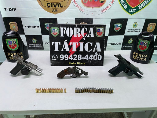 Força Tática apreende armas que seriam usadas em ataque contra facção: suspeitos fugiram