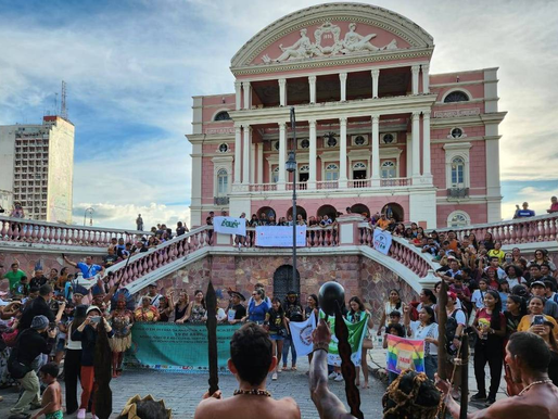 Dia dos Povos Indígenas: Protesto em Manaus marca data contra mineração de potássio na Amazônia, liberada pelo governador Wilson Lima