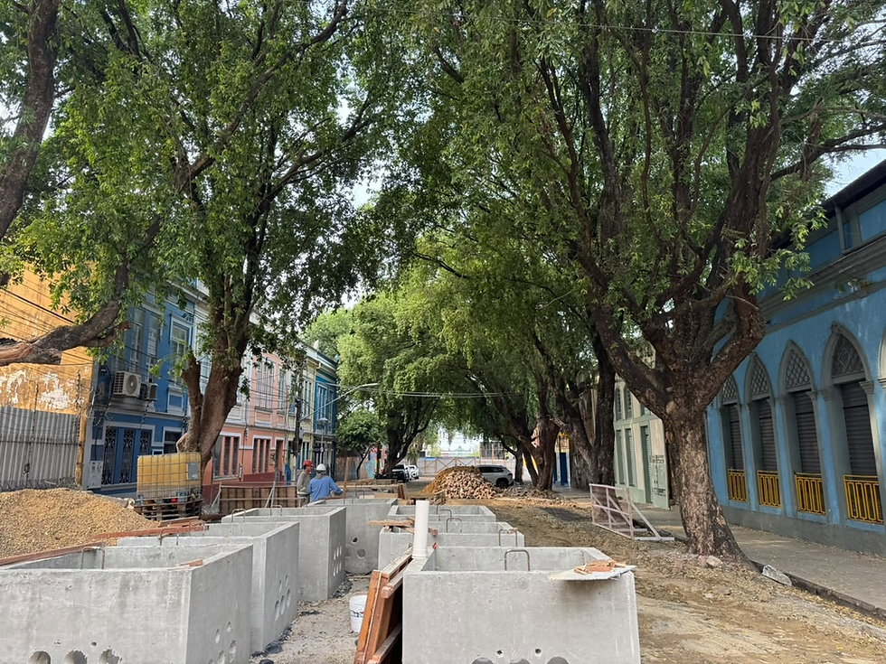 "Rua Gastronômica": Oitizeiros da Ferreira Pena são todos incorporados à requalificação da obra da prefeitura de Manaus