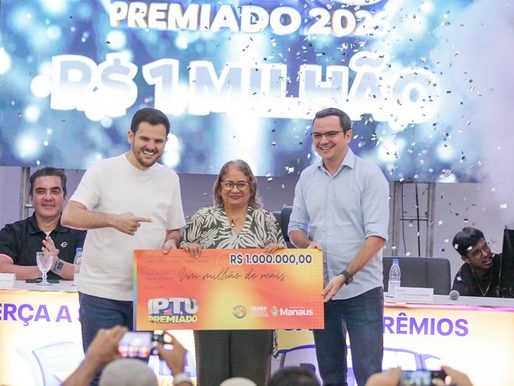 Prefeito Renato Junior entrega prêmios do ‘IPTU Premiado’ e reforça importância da cidadania fiscal