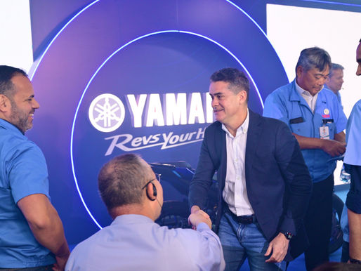 Em visita à fábrica da Yamaha, David Almeida destaca ações da prefeitura e reforça compromisso com Zona Franca de Manaus