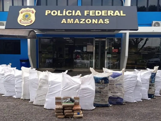 Polícia Federal do Amazonas apreende 1,3 tonelada de maconha em Novo Airão e Barcelos