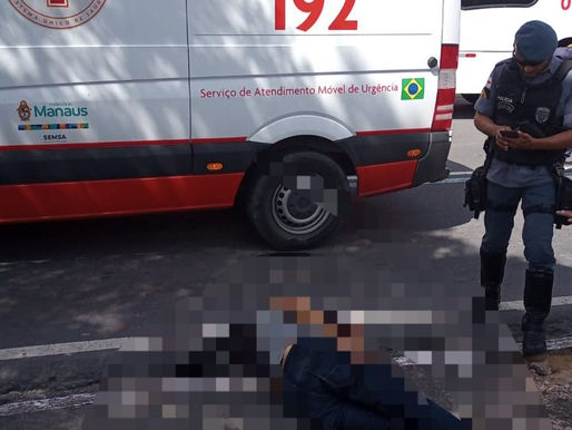 (VÍDEO) Motoqueiro é 'traçado' por kombi na avenida Camapuã, na Cidade Nova