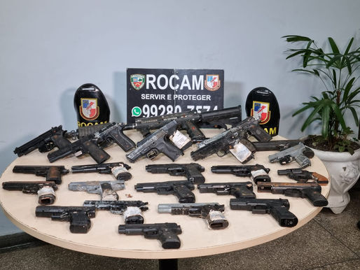 Rocam apreende 26 simulacros com selos da Vara de Execuções Penais em Manaus