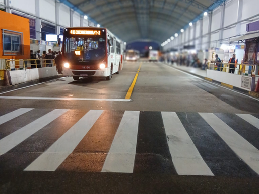 Prefeitura de Manaus revitaliza sinalização viária do T2 e garante mais segurança aos usuários e motoristas do transporte público