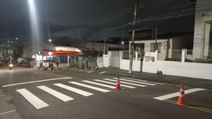 Vias de Manaus recebem nova sinalização da prefeitura para ordenamento do fluxo de veículos