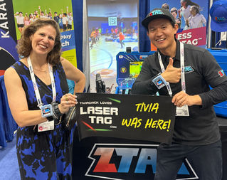 Tivia Was Here with ZTAG at IAAPA