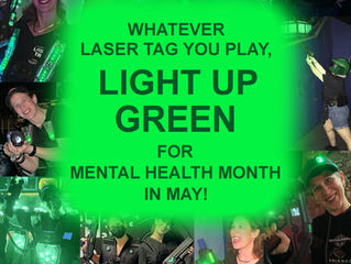 “Light Up Green” for Mental Health Month in May