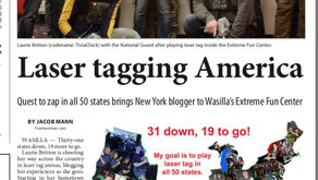 Newspaper Interview About Me Laser Tagging America