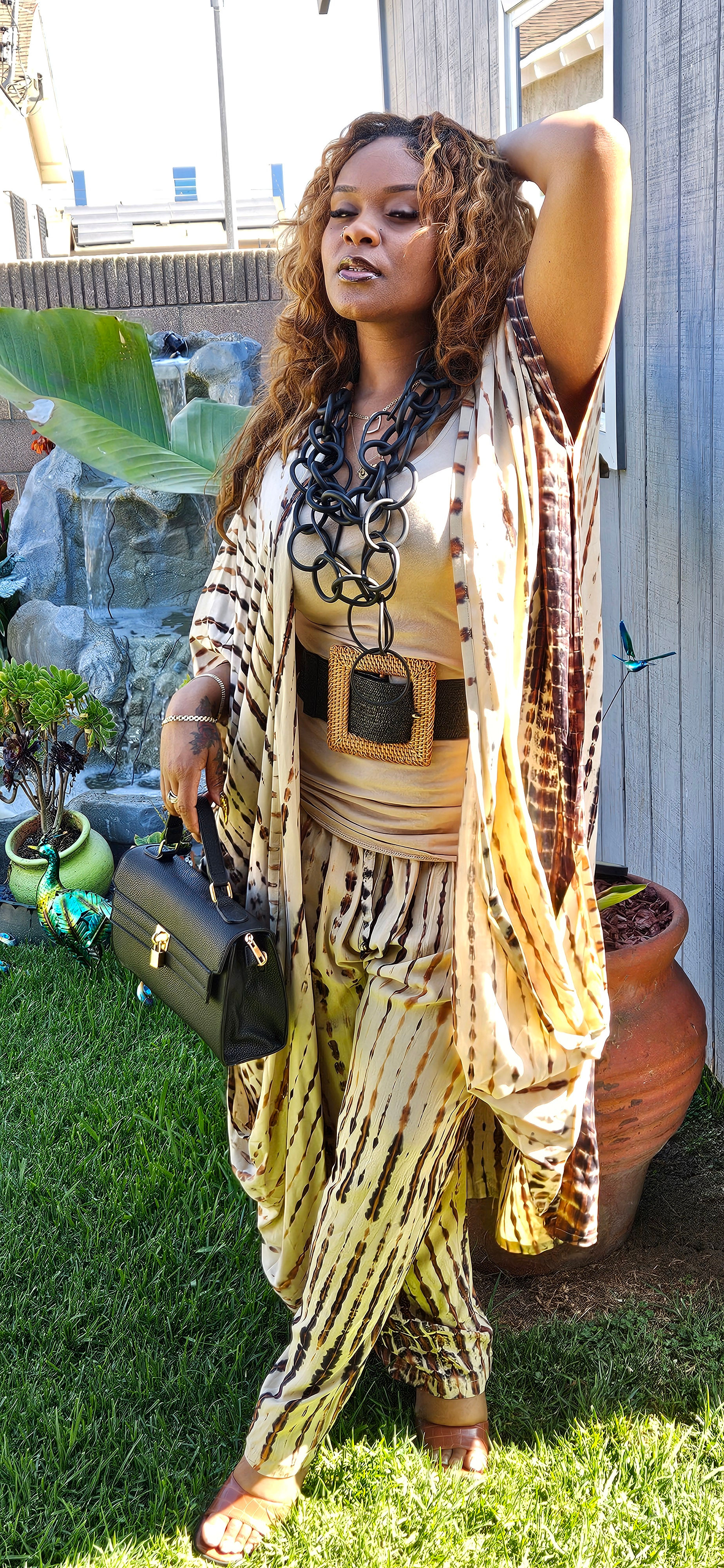 Luxe Resort Kimono Set