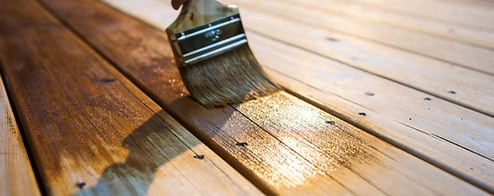 Varnishing the Deck