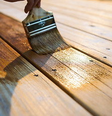 Varnishing the Deck