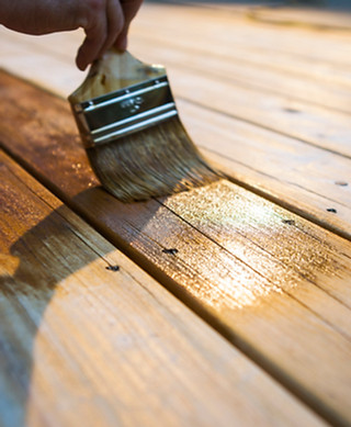 Varnishing the Deck