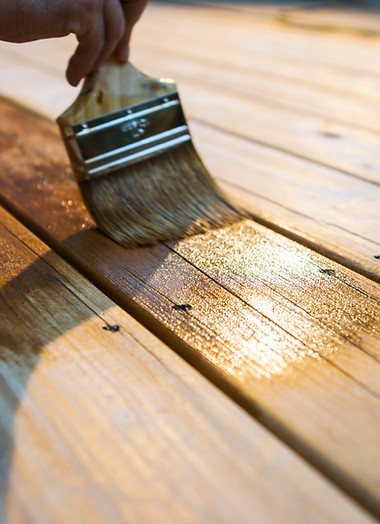 Varnishing the Deck