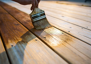 Varnishing the Deck