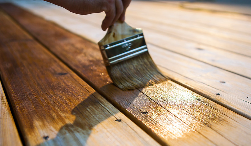 Varnishing the Deck