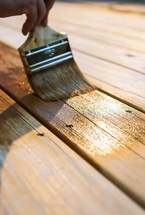 Varnishing the Deck