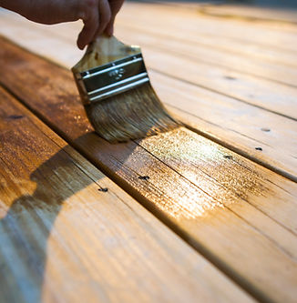 Wood Staining Process