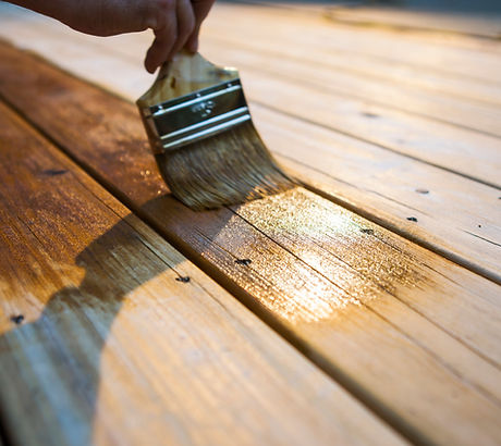 Varnishing the Deck