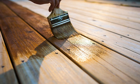 Varnishing the Deck
