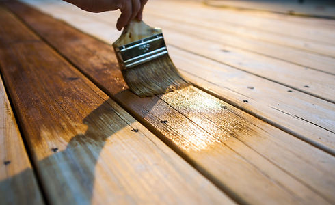 Varnishing the Deck