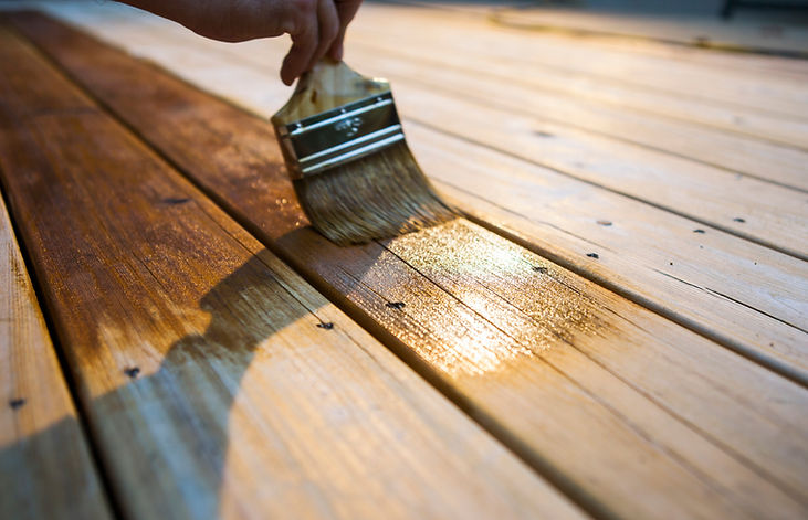 Wood Staining Process