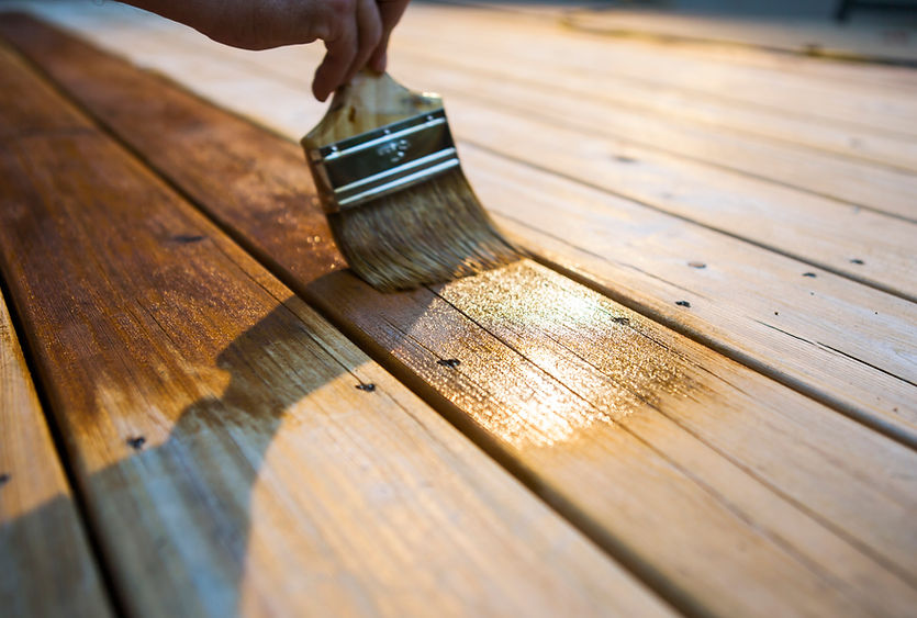 Varnishing the Deck
