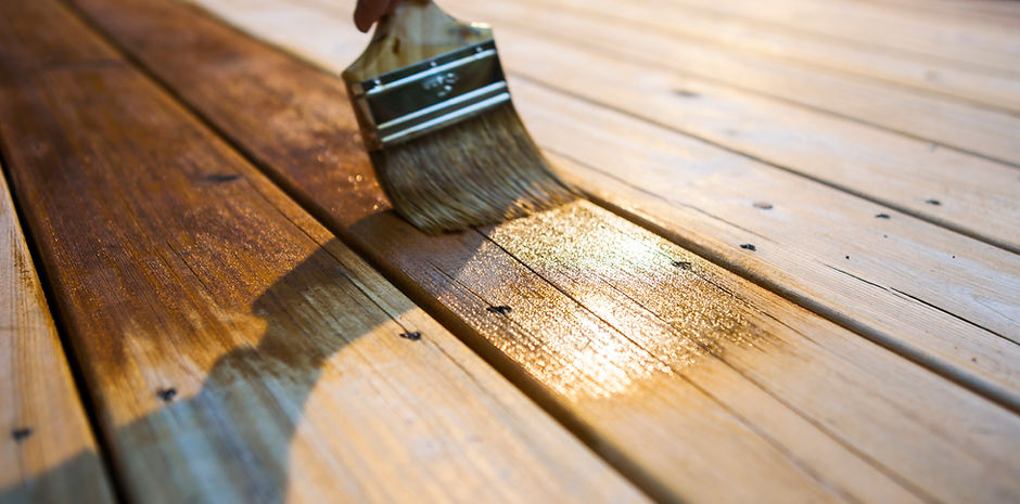 Varnishing the Deck