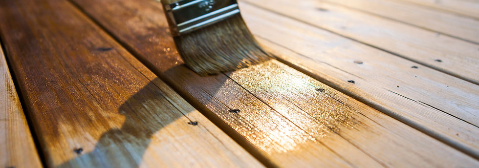 Varnishing the Deck