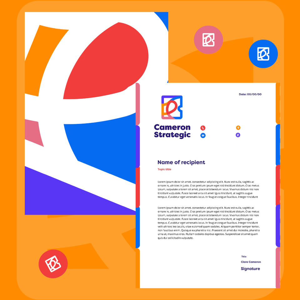 Aged care services branding identity