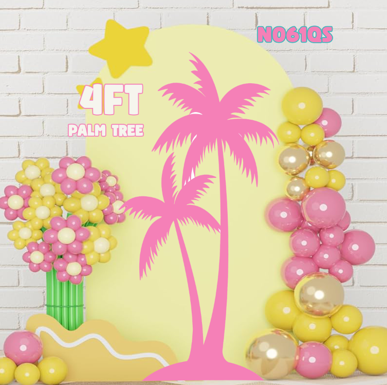 N061QS Pink Palm Tree