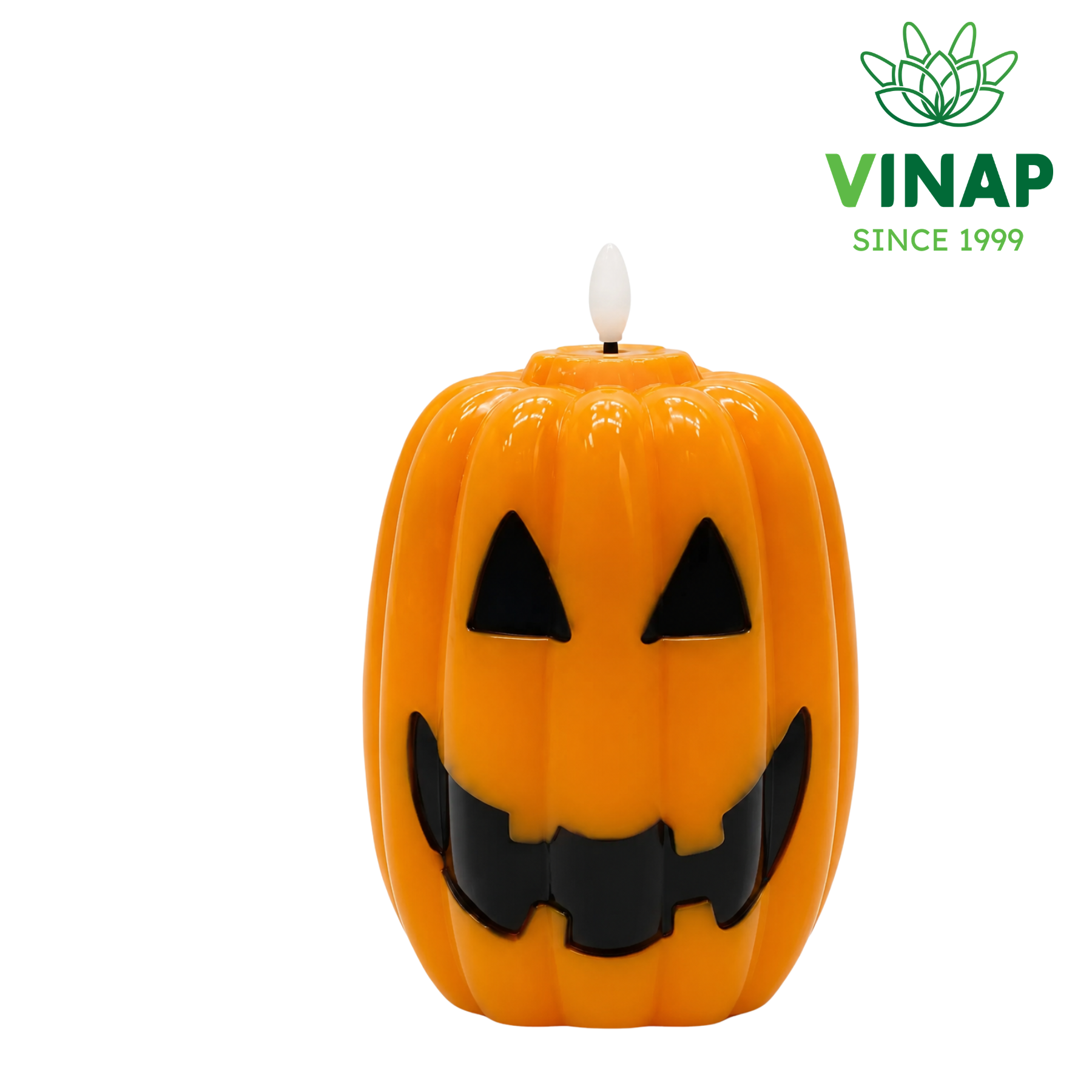 Pumpkin LED Candle