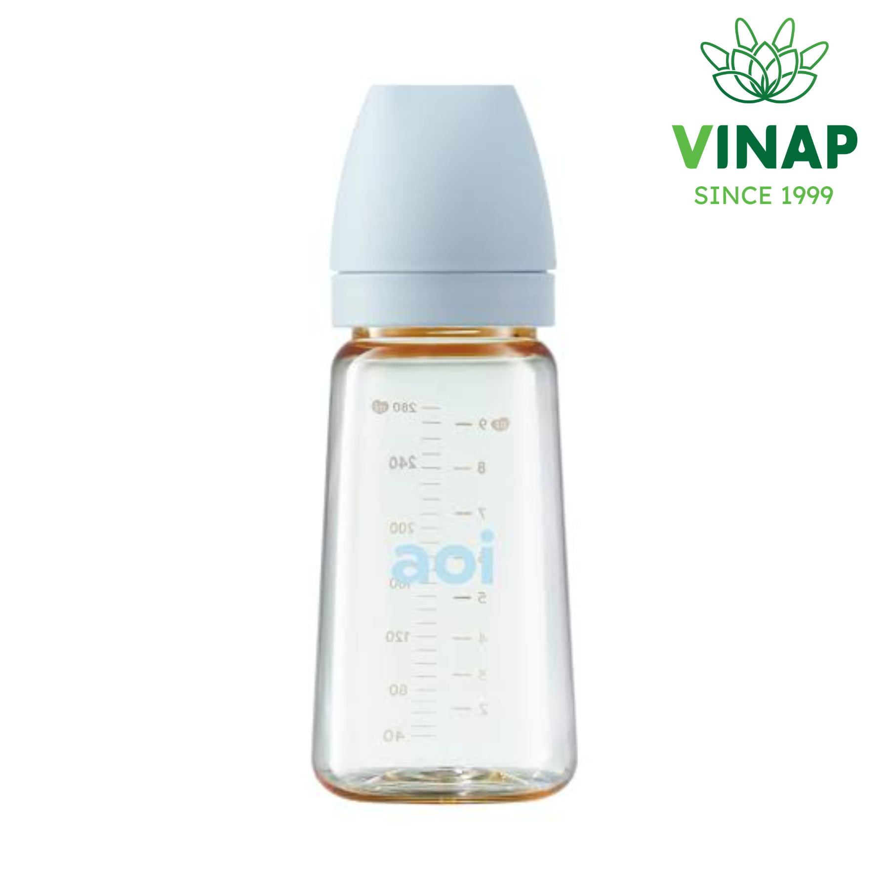 Aoi Moon Baby Milk Bottle 280ml - Monochrome