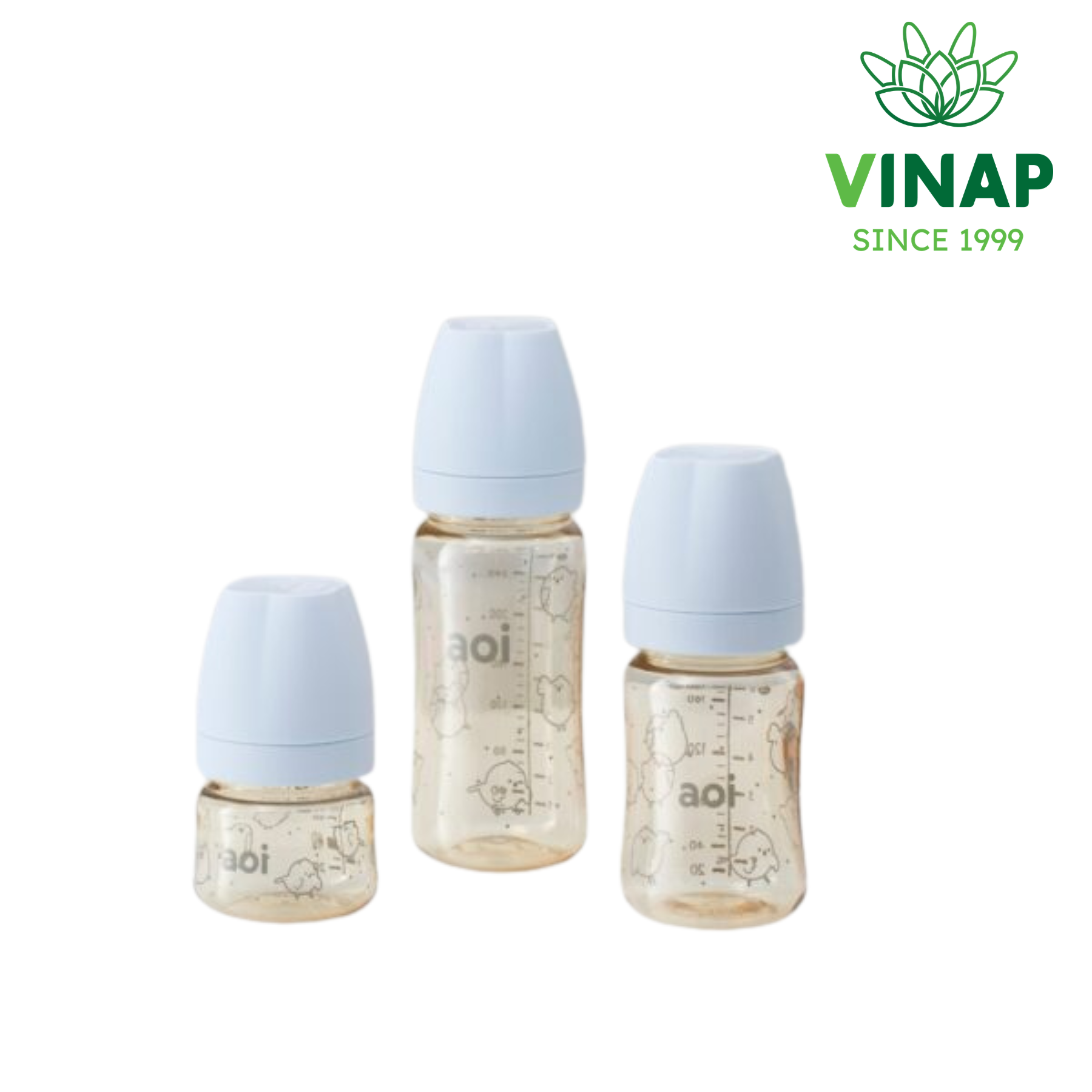 Aoi Flora Baby Milk Bottle 80ml - Monochrome