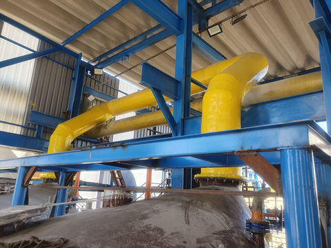 Tubos de exaustao 800mm.