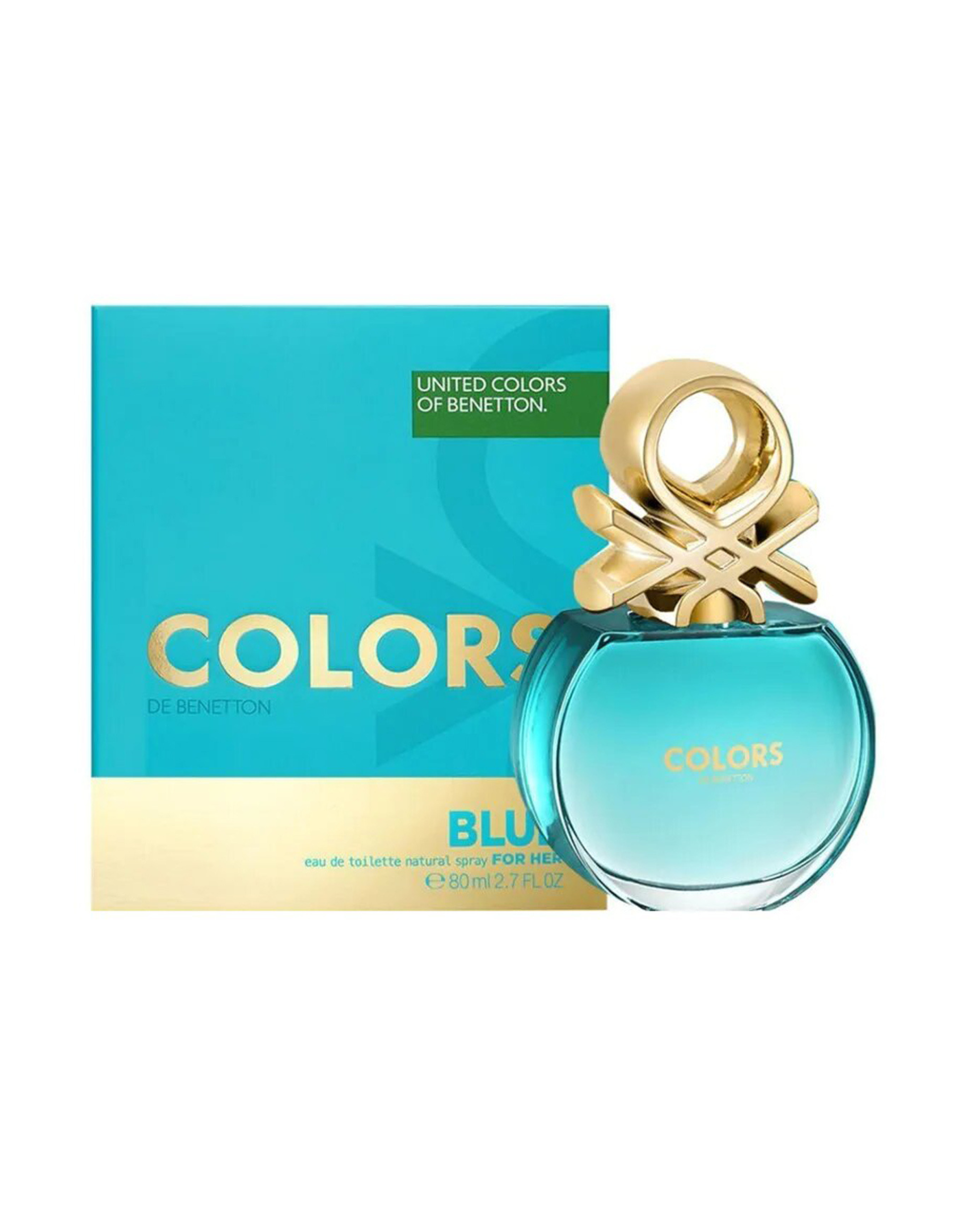 Benetton Colors Blue  Fragacia Citrica  80ml