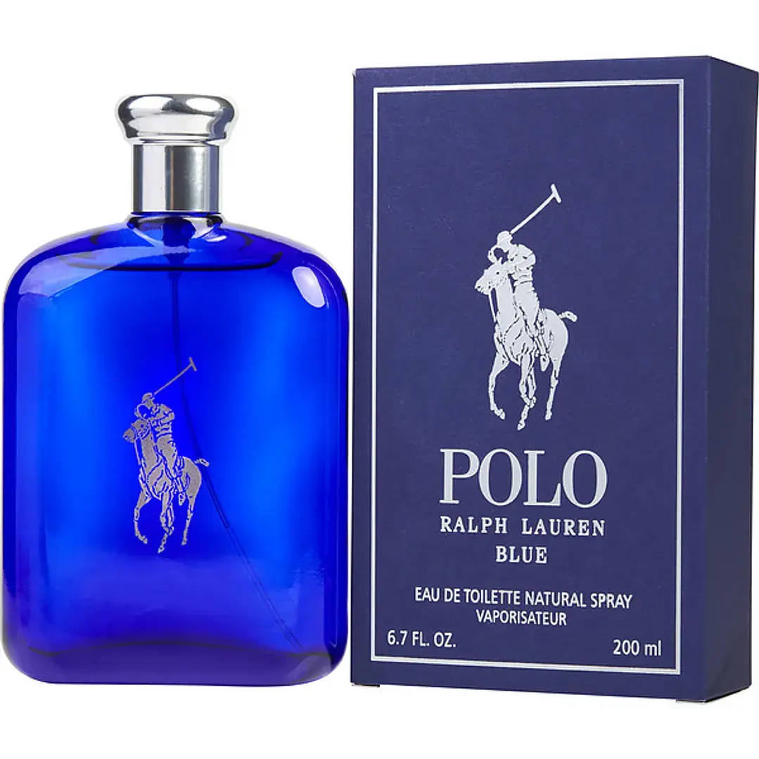 Ralph Lauren Polo Blue EDT  Fragncia Aromática Fougère 200ml