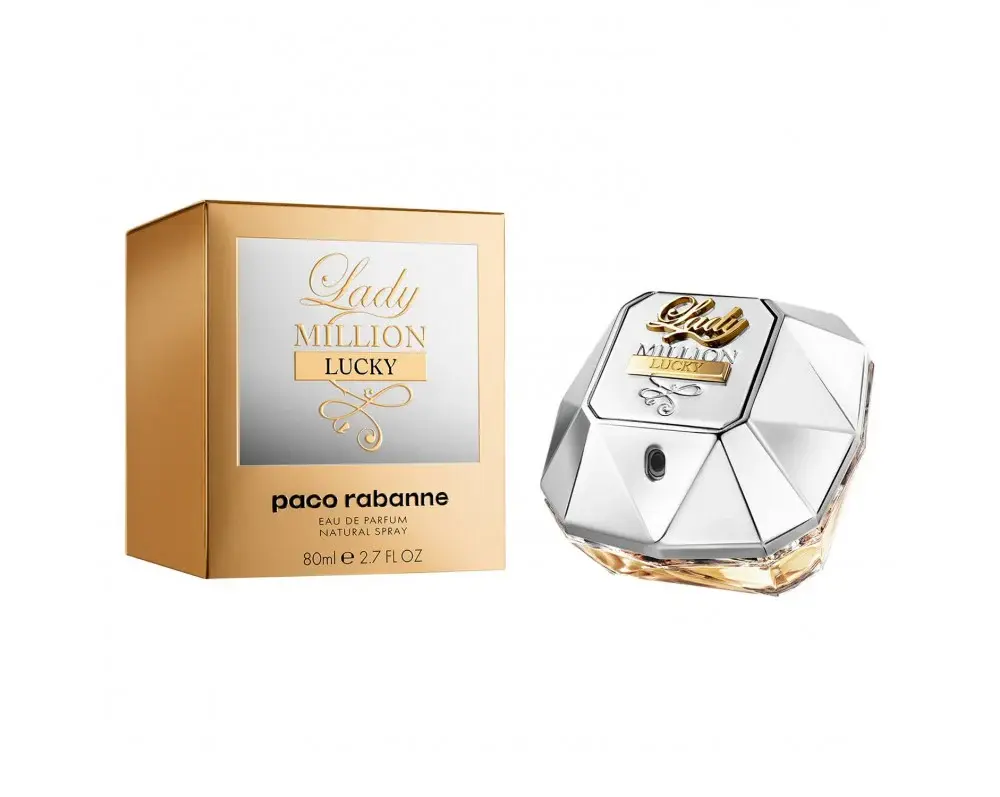Paco Rabanne Lady Million Lucky   Fragancia Floral Frutal  80ml