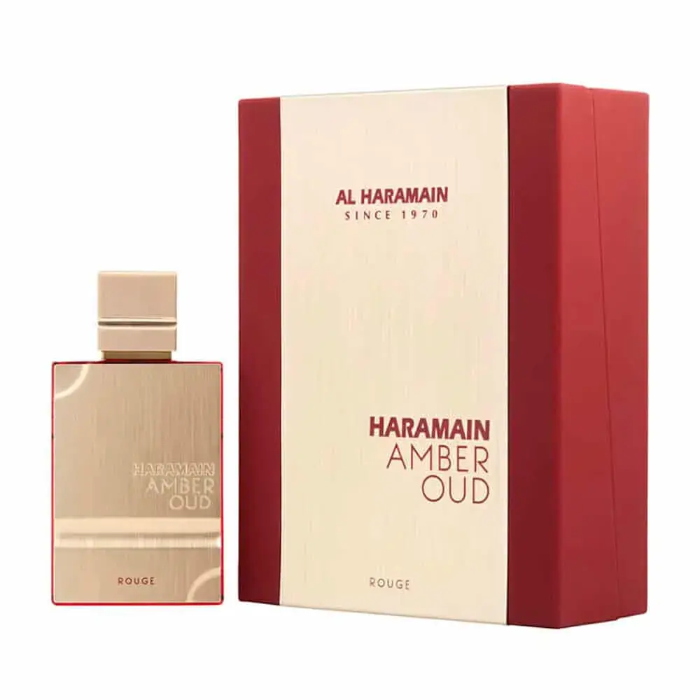 Al Haramain Amber Oud Rouge  Fragancia Ámbar Floral  120ml